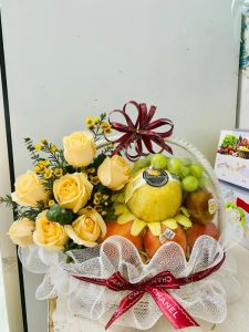 Giỏ hoa trái cây 0552