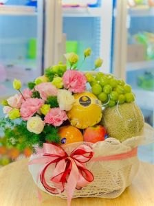 Giỏ hoa trái cây 0590