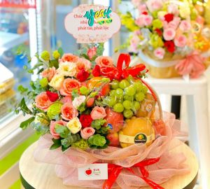 Giỏ hoa trái cây 0580