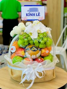 Giỏ hoa trái cây 0579
