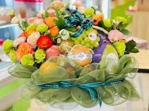 Giỏ hoa trái cây 0557