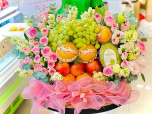 Giỏ hoa trái cây 0556