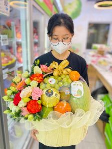 Giỏ hoa trái cây 0546