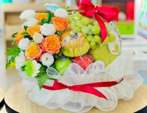 Giỏ hoa trái cây 0540