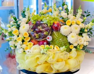 Giỏ hoa trái cây 0539