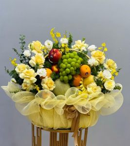 Giỏ hoa trái cây 0535