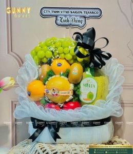 Giỏ hoa trái cây 0534