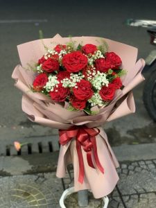 hoa bó tặng valentine's