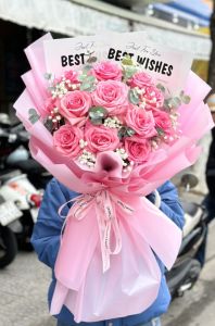 hoa bó tặng valentine's