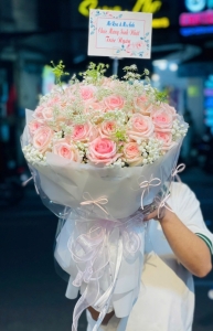 hoa bó tặng
