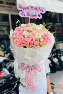 hoa bó tặng