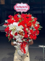 bình hoa chúc mừng