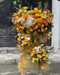 kệ hoa chúc mừng