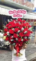 lẳng hoa chúc mừng