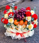 giỏ hoa quả chúc mừng